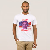 OBAMA Ja, we deden T-Shirt (Voorkant volledig)