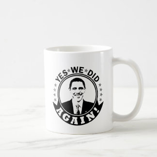 Obama Ja, we hebben weer V1 BW gedaan Koffiemok