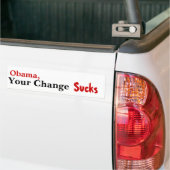 Obama, je wisselgeld bumpersticker (Op Truck)