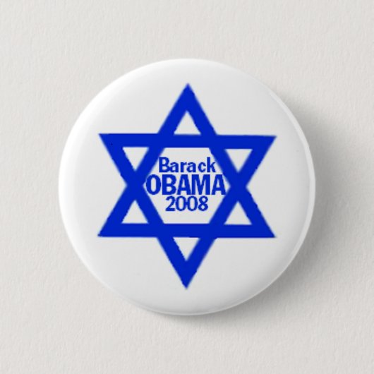 Obama JEWISH Button (Voorkant)