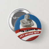 Obama/JFK Logo Button (Voorkant /achterkant)