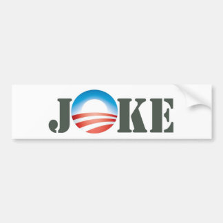 Obama = Joke Bumpersticker