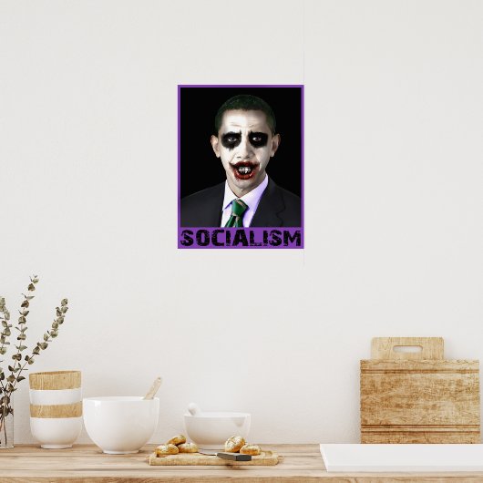 Obama Joker Poster (Keuken)