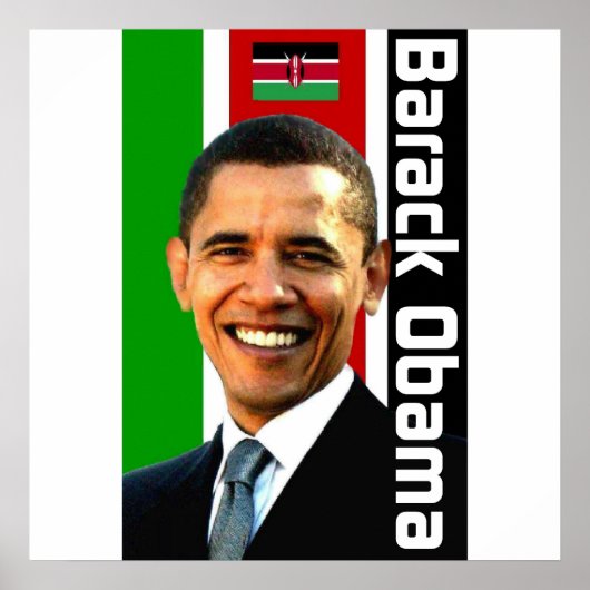 Obama Kenyan Heritage Poster (Voorkant)
