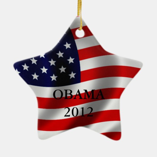 Obama Keramisch Ornament (Achterkant)