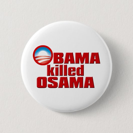 Obama Killing Osama copy Ronde Button 5,7 Cm (Voorkant)