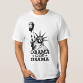 obama kreeg osama t-shirt (Voorkant)
