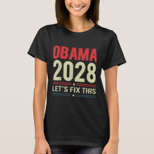 Obama laat dit protest oplossen en de democratie r t-shirt