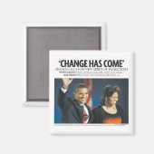 Obama : Le changement est devenu un aimant (Recto/Verso)