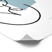 OBAMA LEADERSHIP BLUE -.png Poster (Hoek)