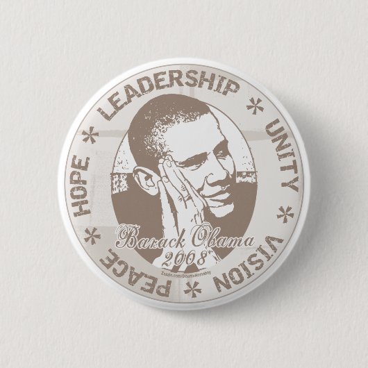 Obama Leadership Button (Voorkant)