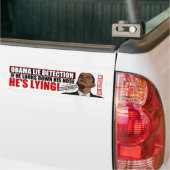 "Obama Lie Detector" Bumpersticker (Op Truck)
