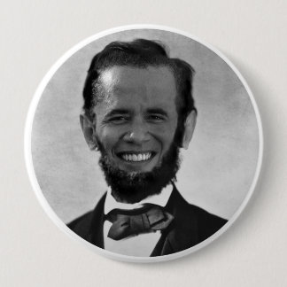 OBAMA LINCOLN RONDE BUTTON 4,0 CM