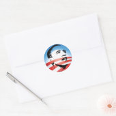 Obama Logo - Duidelijk Ronde Sticker (Envelop)