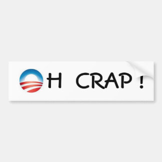 obama logo, H CRAP! Bumpersticker