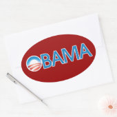 Obama Logo Ovale Sticker (Envelop)