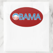 Obama Logo Ovale Sticker (Tas)
