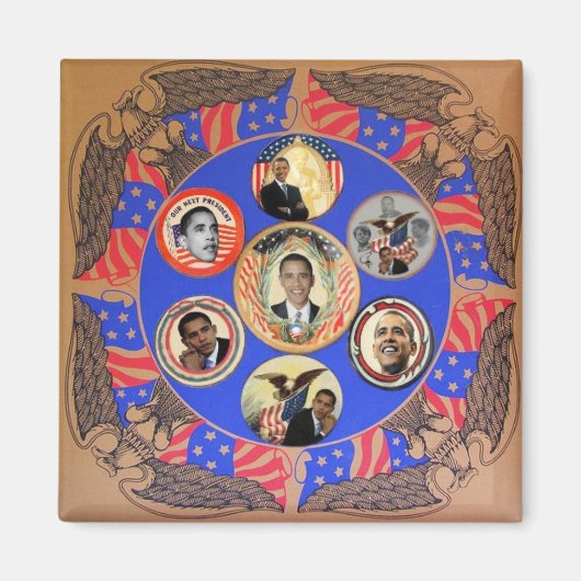 Obama Magnet Kaleidoscope (Devant)