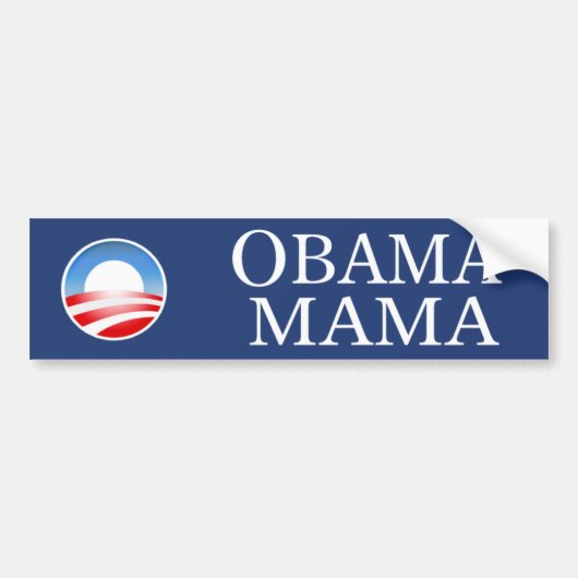 Obama Mama Bumpersticker (Voorkant)