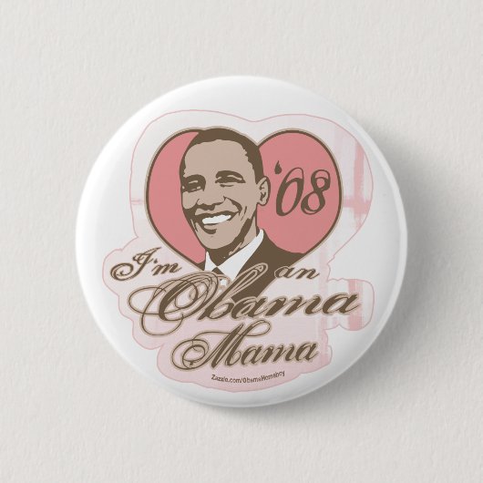 Obama Mama Button  (Voorkant)