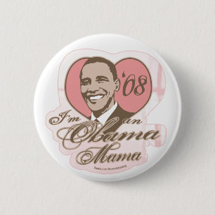 Obama Mama Button