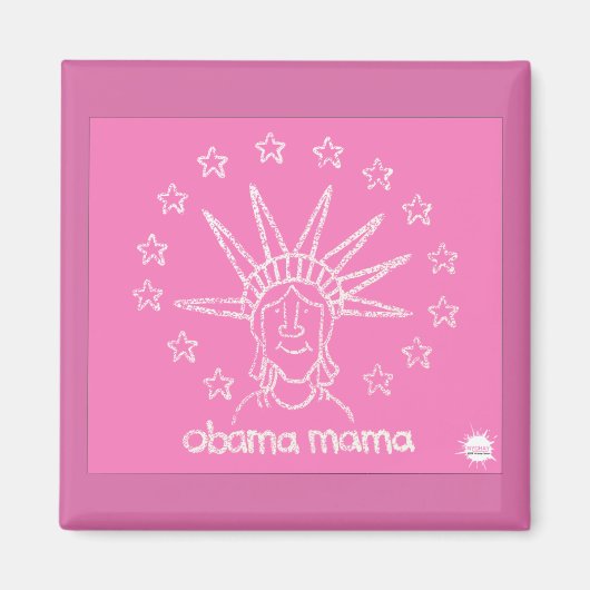 OBAMA-MAMA Magnet (Devant)