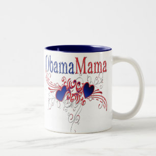 Obama Mama Tweekleurige Koffiemok