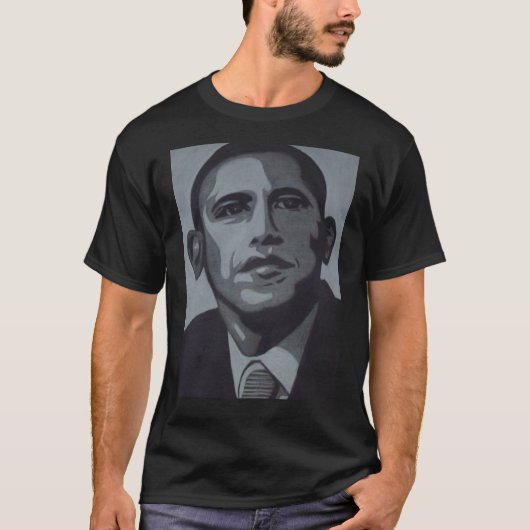 Obama_Mannen_tshirt T-shirt (Voorkant)