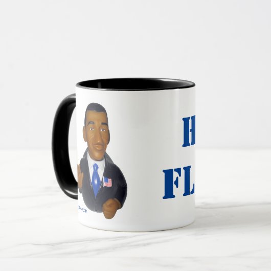 Obama Mok Rubber Duck Parody CelebriDucks (Voorkant links)