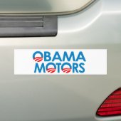 Obama Motors Bumpersticker (Op auto)
