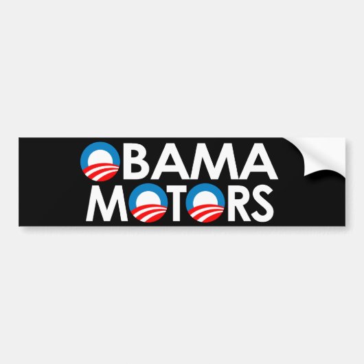 Obama Motors Bumpersticker (Voorkant)