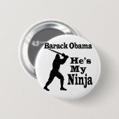 Obama My Ninja Ronde Button 5,7 Cm (Voorkant /achterkant)