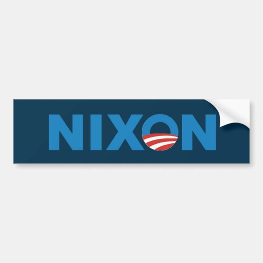 Obama Nixon bumper sticker (Voorkant)