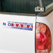 Obama "Nobama"-Bumpersticker Bumpersticker (Op Truck)