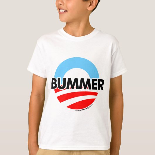 Obama O Bummer Logo T-shirt (Voorkant)