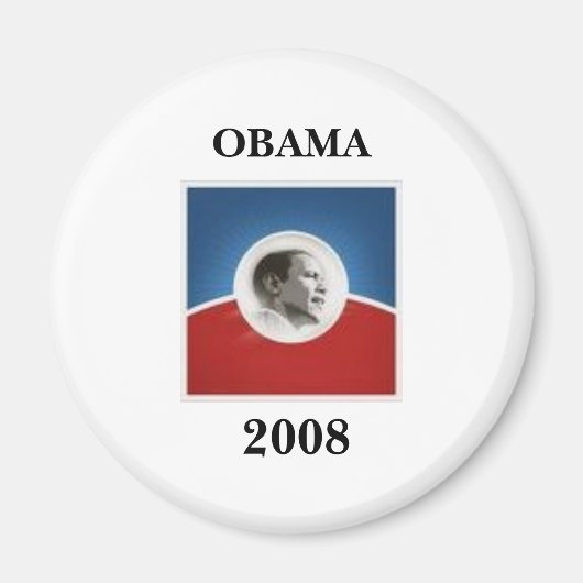 Obama, OBAMA, 2008 Magneet (Voorkant)