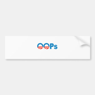 Obama oeps bumpersticker