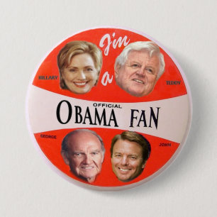 Obama Officiële Fan Button