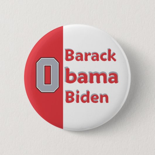 Obama OHIO Biden Button (Voorkant)