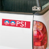 Obama OOPS! Bumpersticker (Op Truck)