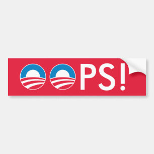 Obama OOPS! Bumpersticker
