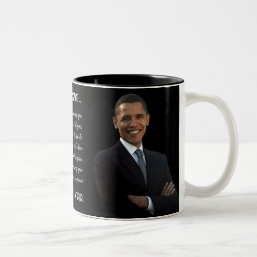 Obama, oui - Inauguration Mug (Droit)