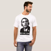 Obama oui nous pouvons T-shirt (Devant entier)