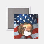 Obama Patriot Magnet Magneet (Voorkant / Achterkant)