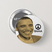 Obama Peace Button (Voorkant /achterkant)