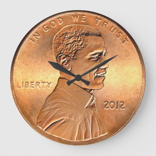 Obama Penny 2012-klok Grote Klok (Voorkant)