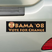 Obama Penny Bumpersticker (Op auto)