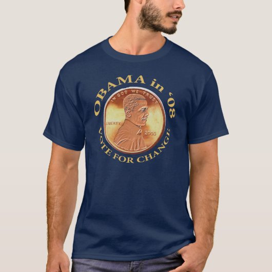 Obama Penny T-Shirt (Voorkant)