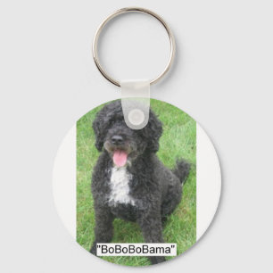 Obama Pet Portugese waterhond Sleutelhanger