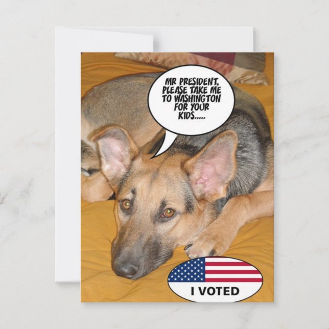 Obama Pet/Whitehouse Humor (Voorkant)